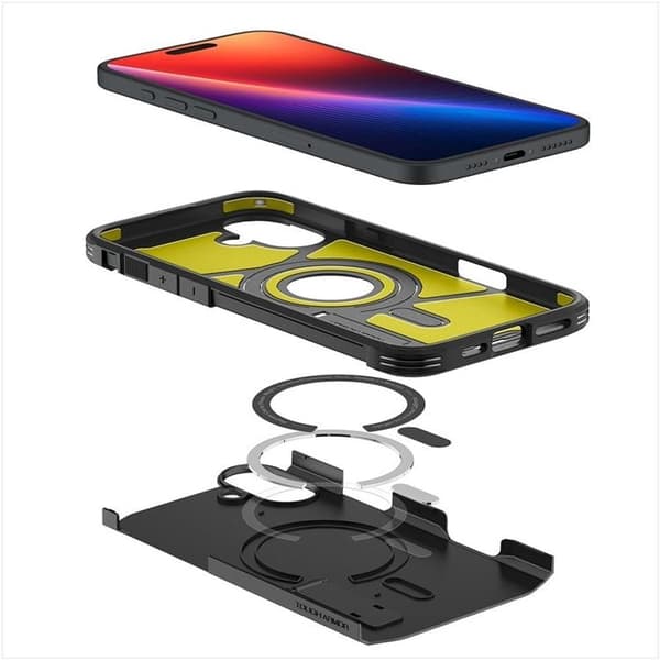 Spigen iPhone 16 Plus Mobilskal MagSafe Tough Armor - Svart