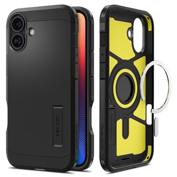 Spigen iPhone 16 Plus Mobilskal MagSafe Tough Armor - Svart