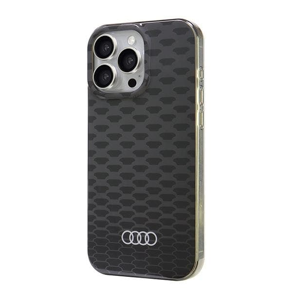 Audi iPhone 16 Pro Max Mobilskal MagSafe IML Stitching - Svart
