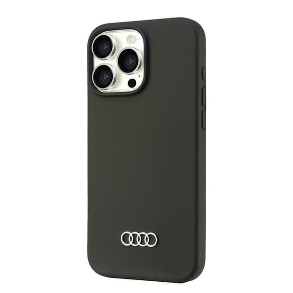 Audi iPhone 16 Pro Max Mobilskal Silikon - Svart