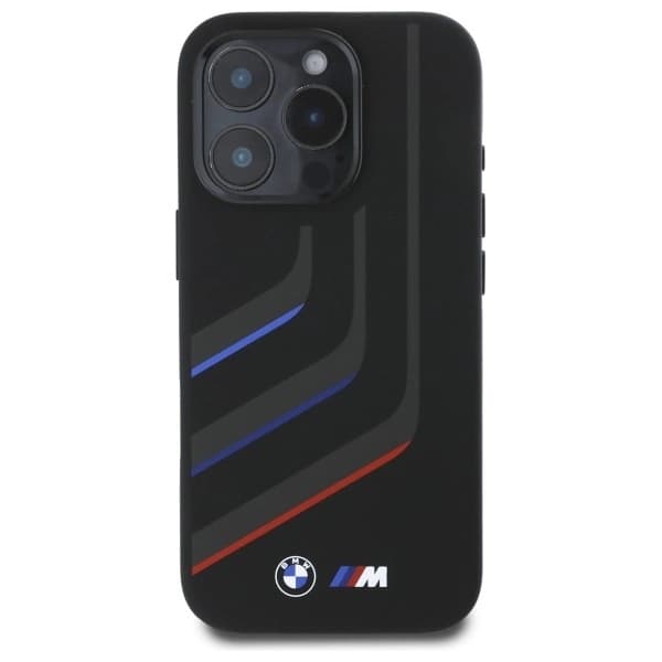 BMW iPhone 16 Pro Max Mobilskal MagSafe Silikon Turning Lines
