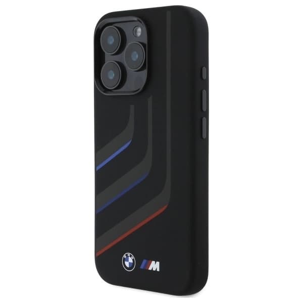 BMW iPhone 16 Pro Max Mobilskal MagSafe Silikon Turning Lines