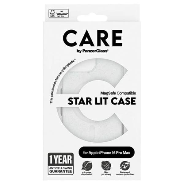 CARE By PanzerGlass iPhone 16 Pro Max Mobilskal MagSafe Star Lit