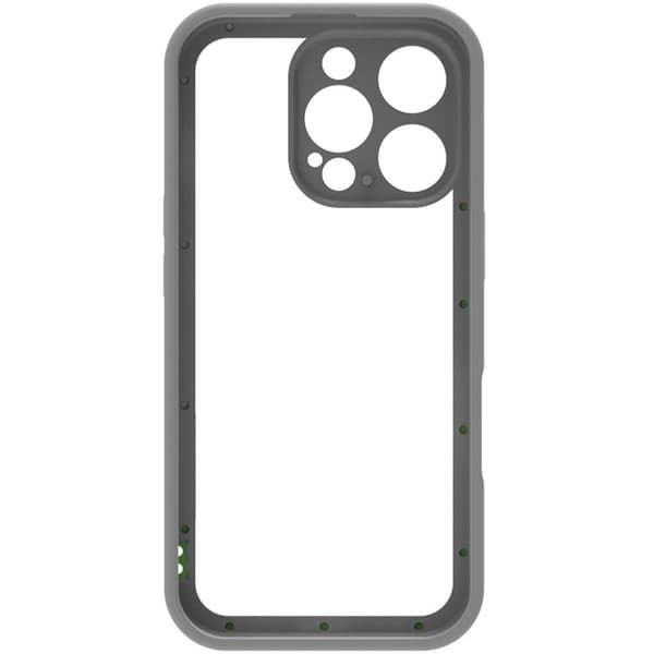 Celly iPhone 16 Pro Max Mobilskal Bumper - Vit/Limegrön