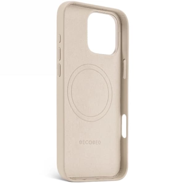 Decoded iPhone 16 Pro Max Mobilskal Magsafe Läder - Beige