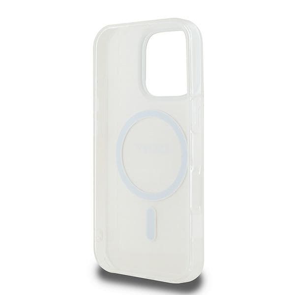 DKNY iPhone 16 Pro Max Mobilskal MagSafe Repeat Texture Stripe - Rosa