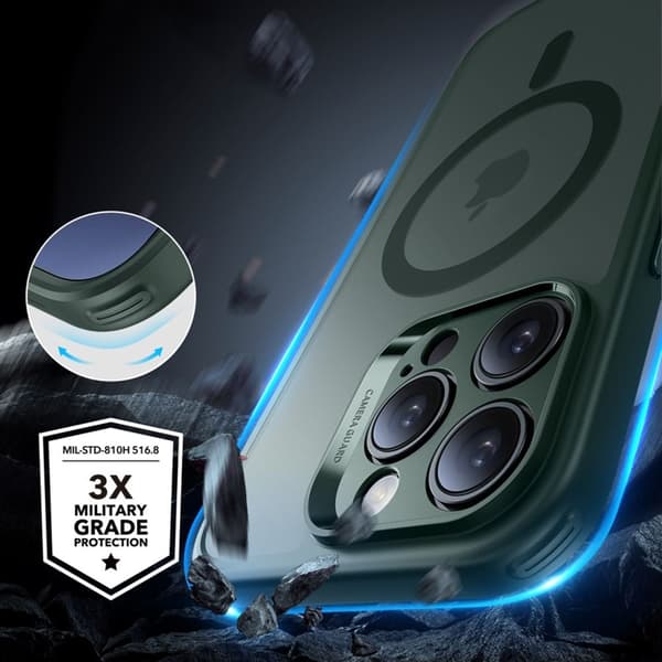 ESR iPhone 16 Pro Max Mobilskal Magsafe Classic Pro Set Halolock - Grön