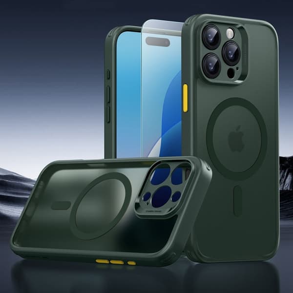 ESR iPhone 16 Pro Max Mobilskal Magsafe Classic Pro Set Halolock - Grön