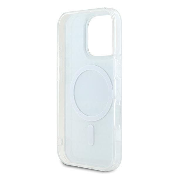 DKNY iPhone 16 Pro Max Mobilskal MagSafe Repeat Texture Stripe - Svart