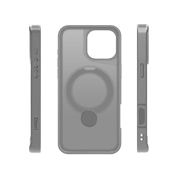 Etteri iPhone 16 Pro Max Mobilskal MagSafe Matt Ring - Grå