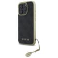 Miniatyrbild 3 av 8: Guess iPhone 16 Pro Max Mobilskal 4G Charms Collection - Svart