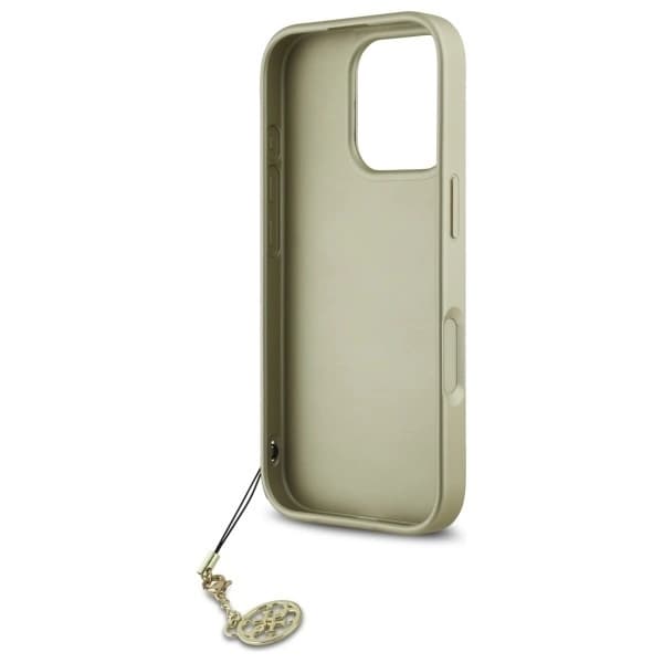 Guess iPhone 16 Pro Max Mobilskal 4G Charms Collection - Svart