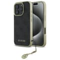 Miniatyrbild 1 av 8: Guess iPhone 16 Pro Max Mobilskal 4G Charms Collection - Svart
