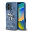 Miniatyrbild 1 av 6: Guess iPhone 16 Pro Max Mobilskal 4G Big Logo - Blå