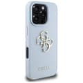 Miniatyrbild 4 av 8: Guess iPhone 16 Pro Max Mobilskal Grained Big 4G Small Classic Logo - Blå