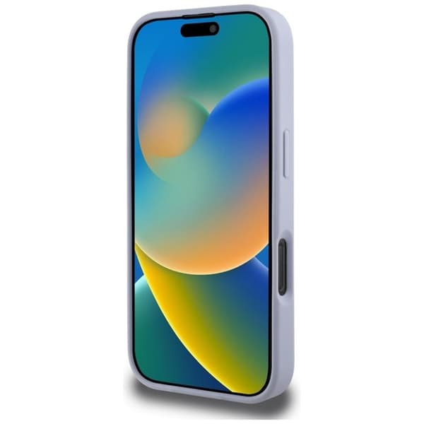 Guess iPhone 16 Pro Max Mobilskal Hot Stamp 4G Triangle Logo - Lila