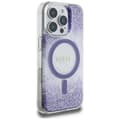 Miniatyrbild 4 av 8: Guess iPhone 16 Pro Max Mobilskal MagSafe HC Resin Bottom Glitter - Lila