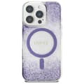 Miniatyrbild 2 av 8: Guess iPhone 16 Pro Max Mobilskal MagSafe HC Resin Bottom Glitter - Lila