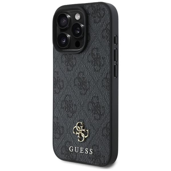 Guess iPhone 16 Pro Max Mobilskal MagSafe HC PU 4G Small Classic - Svart