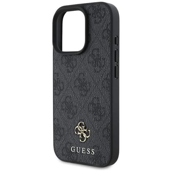 Guess iPhone 16 Pro Max Mobilskal MagSafe HC PU 4G Small Classic - Svart