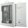 Miniatyrbild 7 av 7: Guess iPhone 16 Pro Max Mobilskal MagSafe IML Glitter Med Strap - Svart