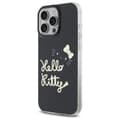 Miniatyrbild 3 av 8: Hello Kitty iPhone 16 Pro Max Mobilskal MagSafe IML Golden Diva - Svart