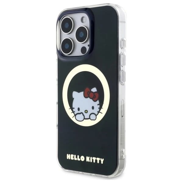 Hello Kitty iPhone 16 Pro Max Mobilskal MagSafe IML Sweet Kitty - Svart