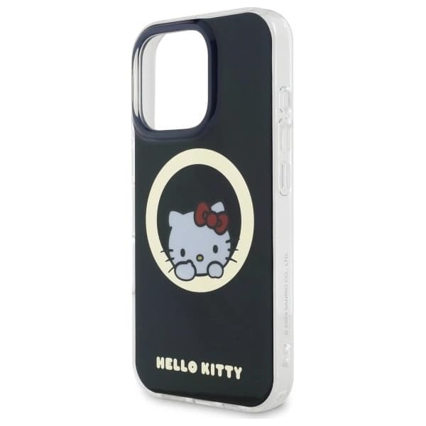 Hello Kitty iPhone 16 Pro Max Mobilskal MagSafe IML Sweet Kitty - Svart