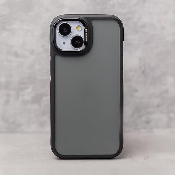 iPhone 16 Pro Max Mobilskal Crystal Black - Svart