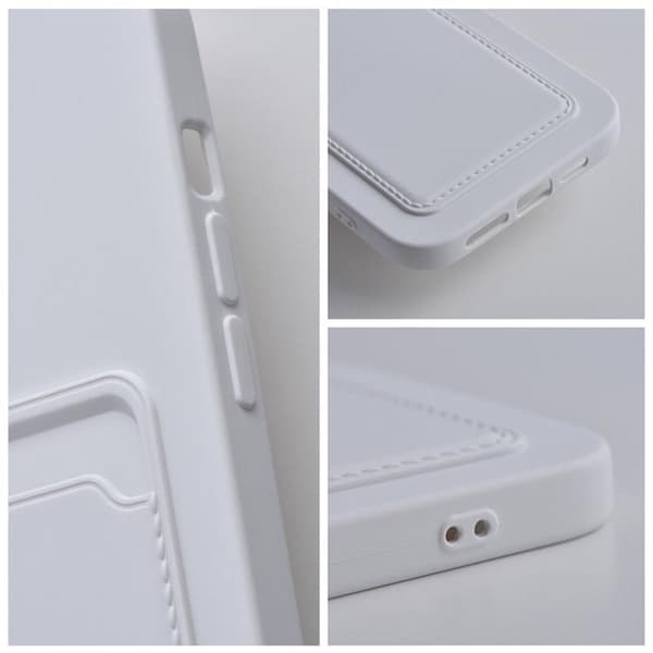 iPhone 16 Pro Max Mobilskal Korthållare - Vit
