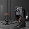 Miniatyrbild 3 av 6: iPhone 16 Pro Max Mobilskal MagSafe Hybrid Armor Trendy - Svart