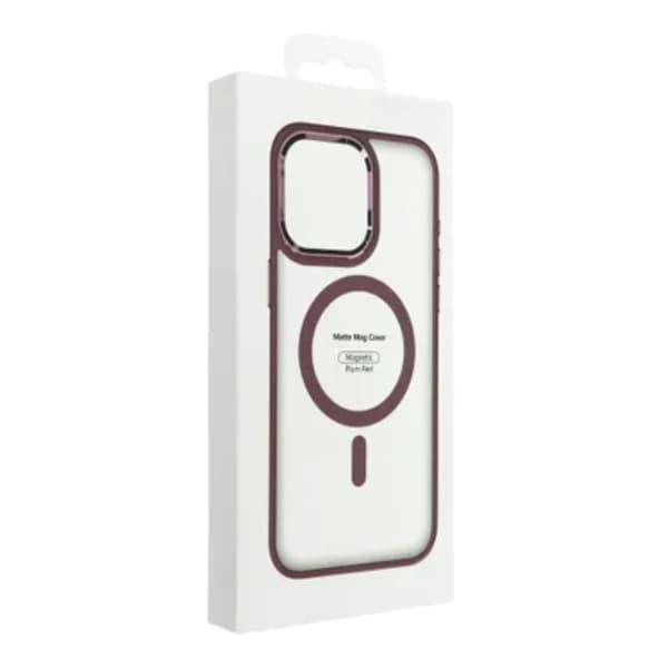 iPhone 16 Pro Max Mobilskal MagSafe Matte - Röd