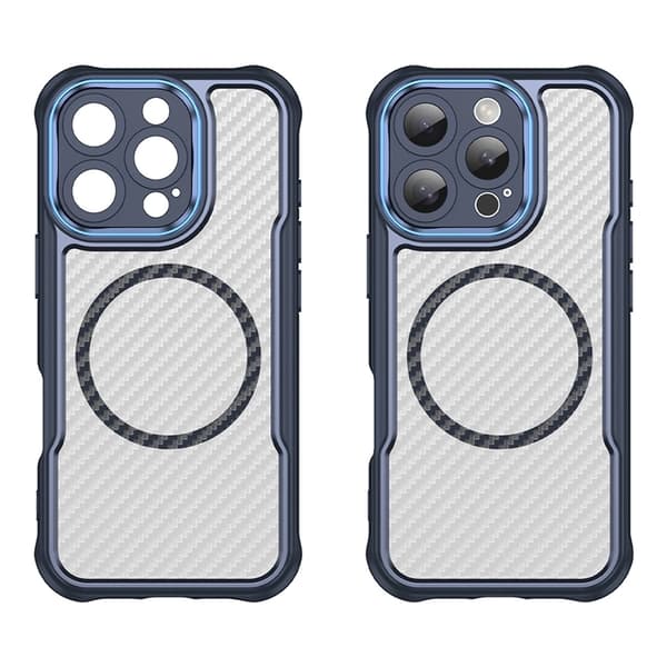 iPhone 16 Pro Max Mobilskal MagSafe Silikon Leading - Blå