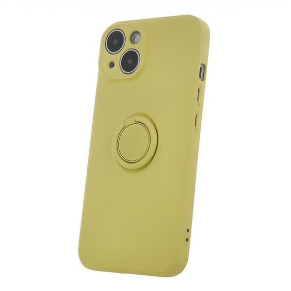 iPhone 16 Pro Max Mobilskal Ringhållare - Gul