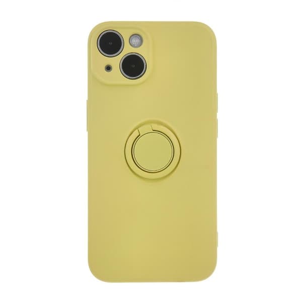 iPhone 16 Pro Max Mobilskal Ringhållare - Gul