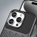 Miniatyrbild 6 av 7: iPhone 16 Pro Max Mobilskal Silikon Thunder - Svart
