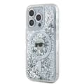Miniatyrbild 3 av 8: Karl Lagerfeld iPhone 16 Pro Max Mobilskal MagSafe Glitter Karl Head