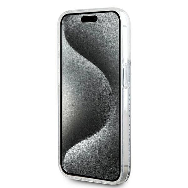 Karl Lagerfeld iPhone 16 Pro Max Mobilskal MagSafe Glitter Karl Head