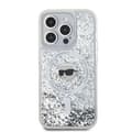 Miniatyrbild 2 av 8: Karl Lagerfeld iPhone 16 Pro Max Mobilskal MagSafe Glitter Karl Head