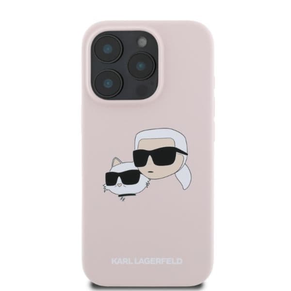 KARL LAGERFELD iPhone 16 Pro Max Mobilskal Magsafe Double Heads
