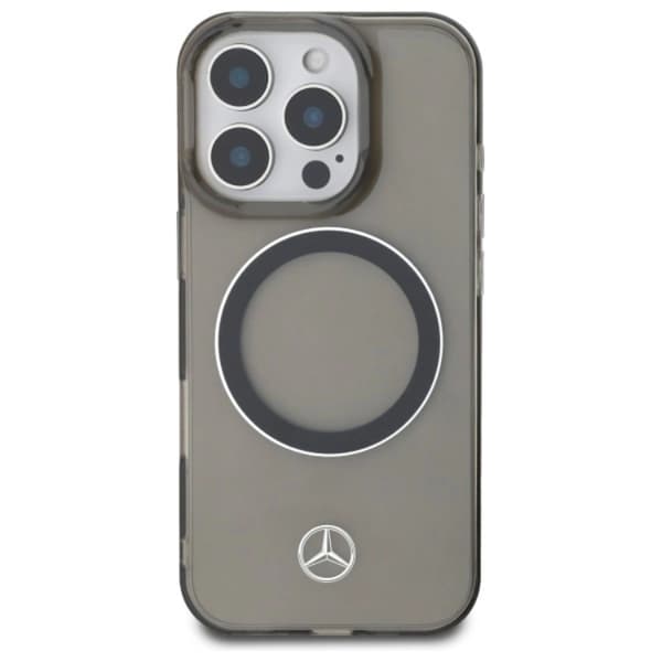 Mercedes iPhone 16 Pro Max Mobilskal Magsafe Printed Logo - Svart