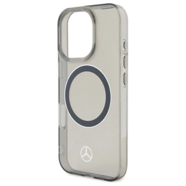 Mercedes iPhone 16 Pro Max Mobilskal Magsafe Printed Logo - Svart
