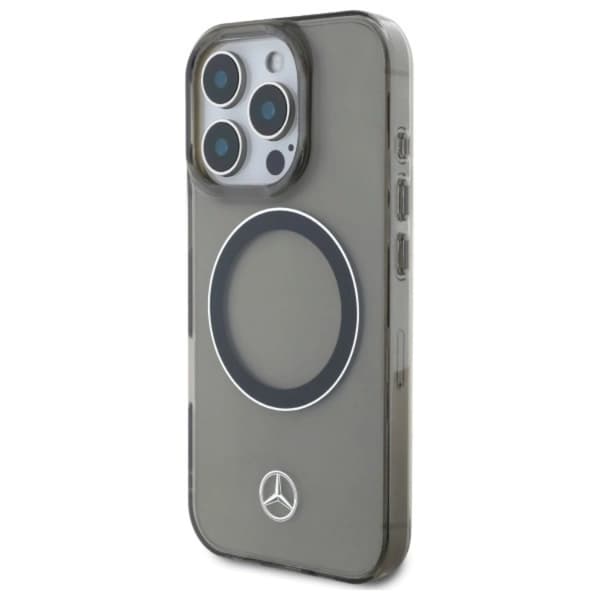 Mercedes iPhone 16 Pro Max Mobilskal Magsafe Printed Logo - Svart