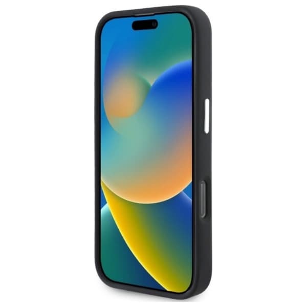 Mercedes iPhone 16 Pro Max Mobilskal MagSafe Silikon Vertical Stripes - Svart