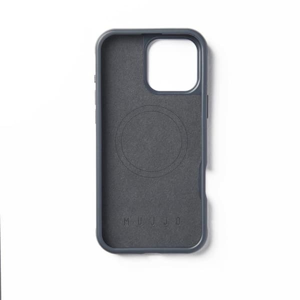 Mujjo iPhone 16 Pro Max Mobilskal MagSafe Shield - Stålblå