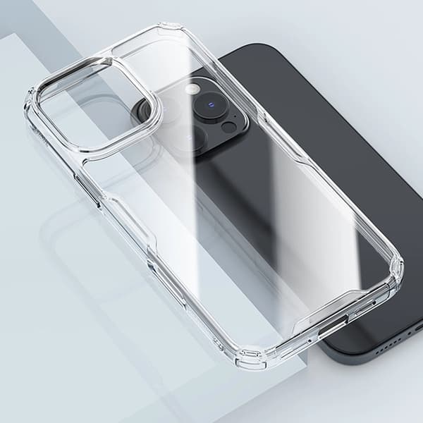 Nillkin iPhone 16 Pro Max Mobilskal Nature Pro - Transparent/Vit