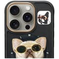 Miniatyrbild 3 av 10: Nimmy iPhone 16 Pro Max Mobilskal MagSafe Glasses Cool Dog - Svart