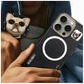 Miniatyrbild 9 av 10: Nimmy iPhone 16 Pro Max Mobilskal MagSafe Glasses Cool Dog - Svart