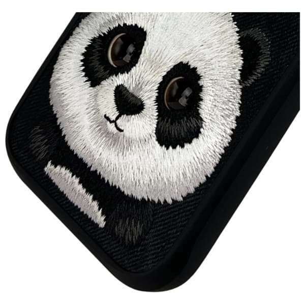 Nimmy iPhone 16 Pro Max Mobilskal Big Eyed Pet 2.0 Panda - Svart
