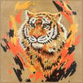 Miniatyrbild 9 av 11: Nimmy iPhone 16 Pro Max Mobilskal MagSafe Tiger - Ljusbrun
